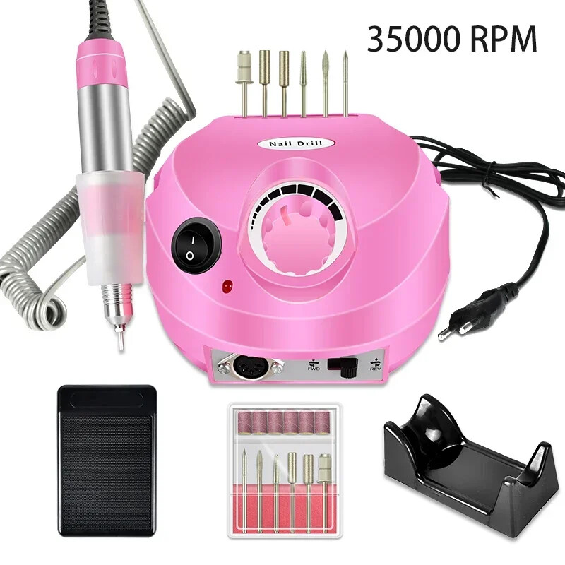 Professional Electric Nail Drill Machine Manicure Pedicure Polisher Nails Art Us