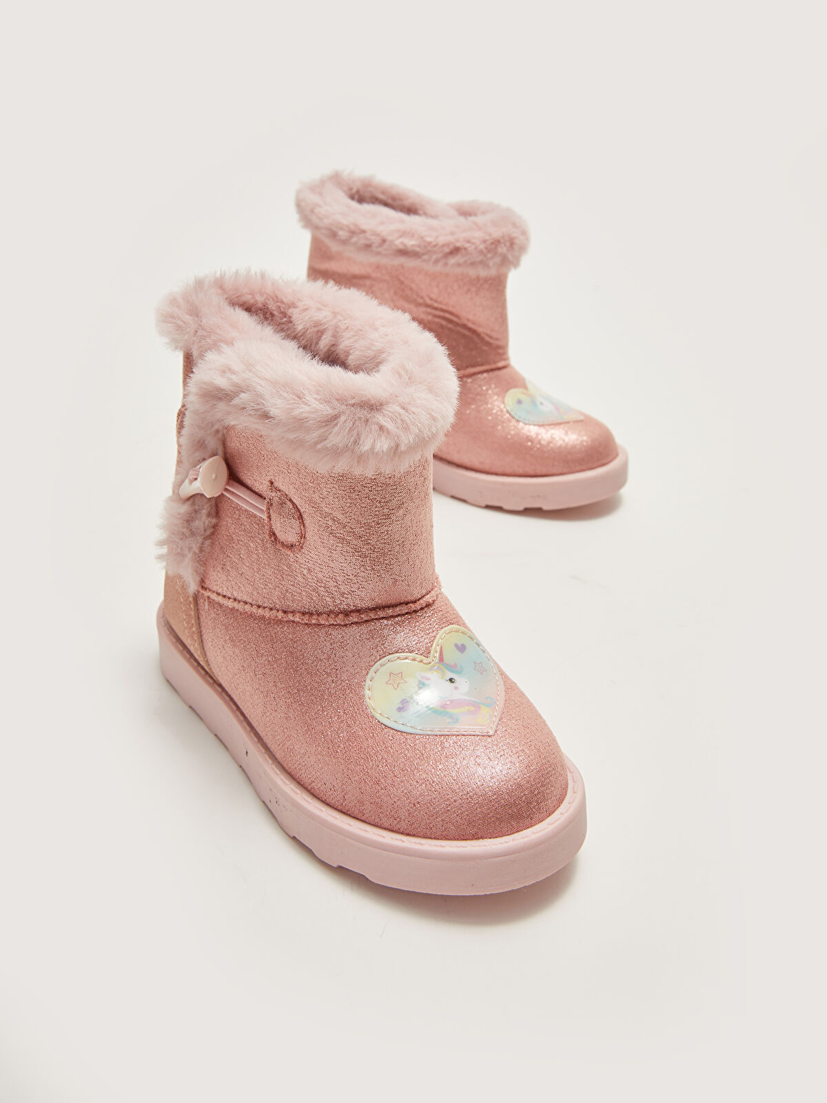 LCW STEPS Fur-lined Baby Girls' Boots  پێلاوی مناڵ کچانە 